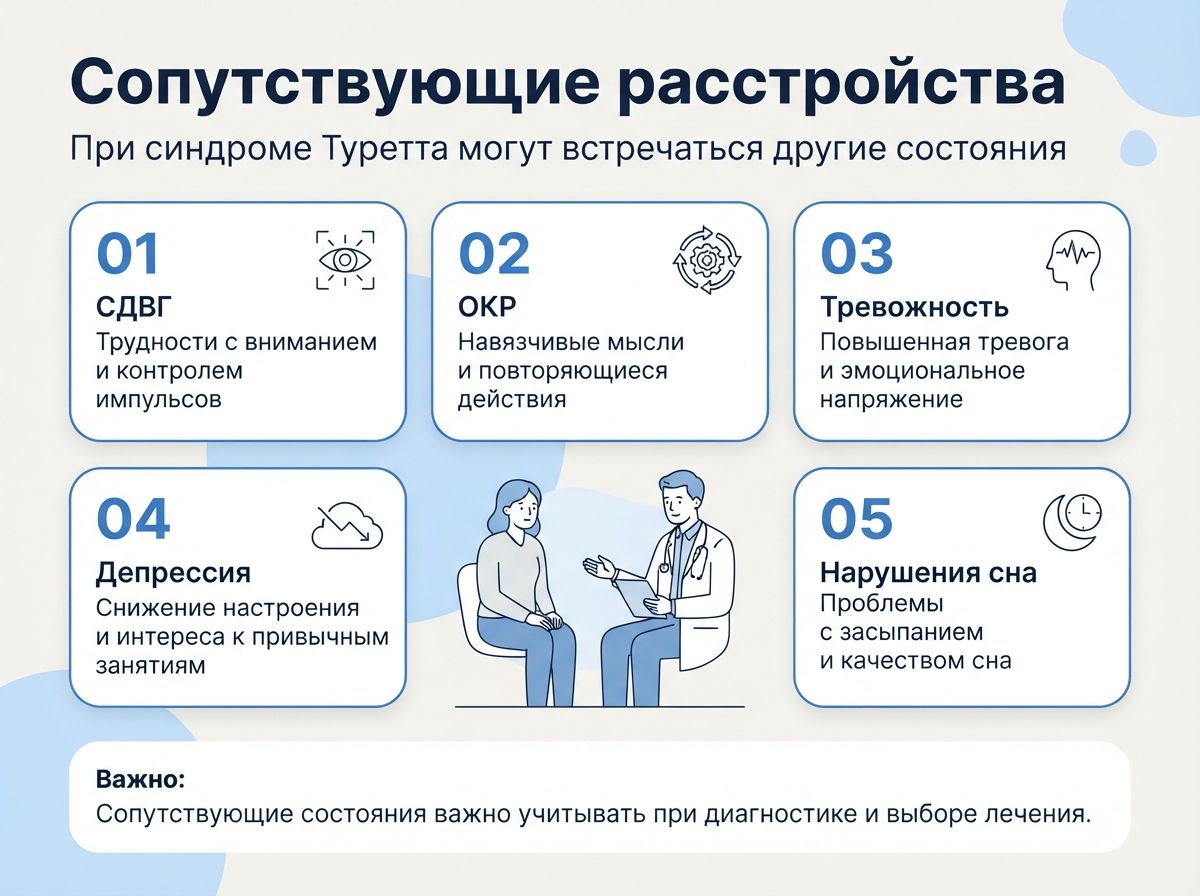 Лечение синдрома Туретта в Кунгуре инфографика